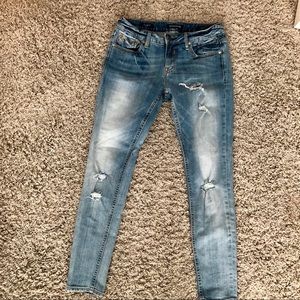 Vigoss The Jagger Fray Skinny Jeans
